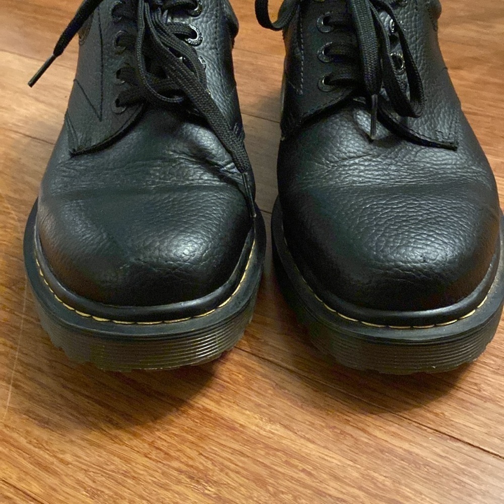 Dr. Martens Ashfeld black chunky vintage oxfords lace ups - men’s size 9 /W10 - Picture 3 of 9